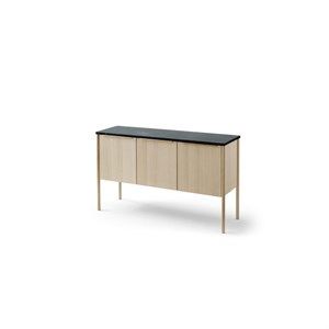 Image of Skagerak - Jut kabinet - Marmor - Sort/Eg