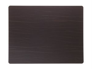 Image of LindDNA - Dækkeserviet square L 35x45 - brown/buffalo