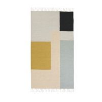 Ferm Living - Kelim Rug/tæppe - Squares - Small