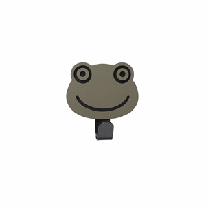 Image of LindDNA - Kids Hook "Frog" - 7,5x5,8 cm - Nupo Army Green