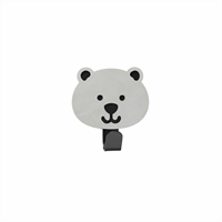 LindDNA - Kids Hook "Bear" - 7,5x6 cm - Nupo Metallic