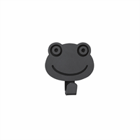 LindDNA - Kids Hook "Frog" - 7,5x5,8 cm - Nupo Anthracite