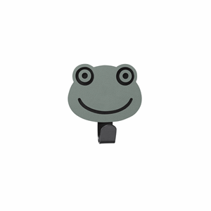LindDNA - Kids Hook "Frog" - 7,5x5,8 cm - Nupo Pastel Green