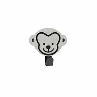 LindDNA - Kids Hook "Monkey" - 9x6,5 cm - Nupo Metallic