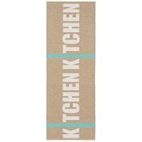 Horredsmattan Plastiktæppe (70 x 250) - "Kitchen" (Beige)