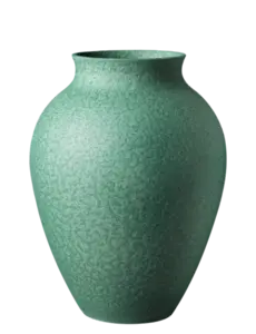 Knabstrup Keramik - vase H 27 cm verdigris green