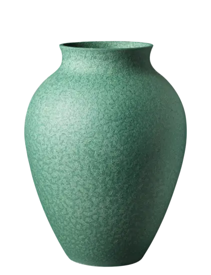 Knabstrup Keramik - vase H 27 cm verdigris green