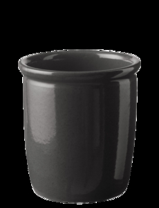 Knabstrup Keramik - syltekrukke 2 l. anthracite