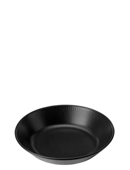 Knabstrup Keramik - dyb tallerken Ø 18 cm black