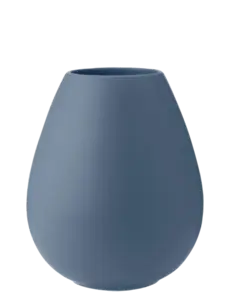 Knabstrup Keramik - Earth vase H 24 cm dusty blue