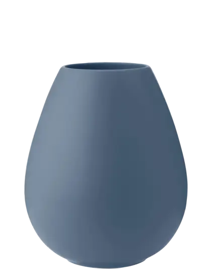 Knabstrup Keramik - Earth vase H 24 cm dusty blue