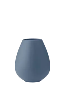 Knabstrup Keramik - Earth vase H 14 cm dusty blue