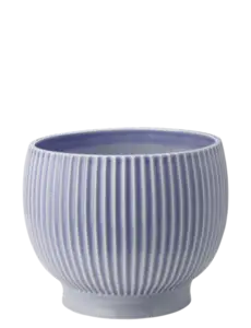 Knabstrup Keramik - urtepotteskjuler Ø 18 cm ripple lavender