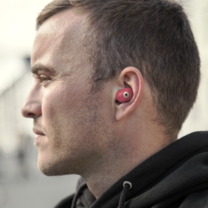 Kreafunk - aBEAN Krydret rød - Bluetooth høretelefoner