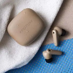 Kreafunk - aSENSE Elfenbenssand - Bluetooth høretelefoner