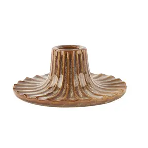 2Have - Lysestage - Süss - 5x12 cm - Gylden Keramik