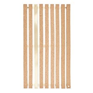 Image of OYOY - Opslagstavle - Lamella Notice Board - Kork/Messing