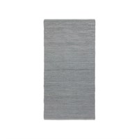 Rug Solid - Bomuldstæppe, light grey - 170x240 cm.