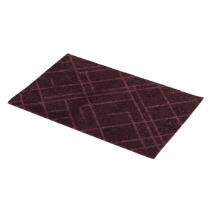 Image of tica copenhagen - Smudsmåtte i 40x60 cm. (Lines - Bordeaux)