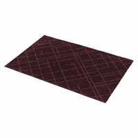 tica copenhagen - Smudsmåtte i 60x90 cm. (Lines - Bordeaux)