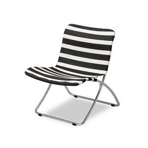 Image of Skagerak (Trip Trap) - Lise Sunchair - Solstol - Sorte striber