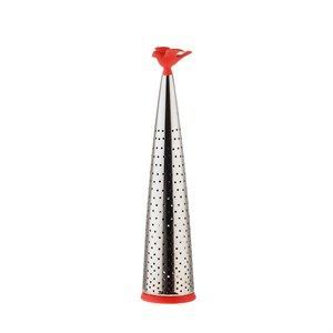 Image of Alessi tesi - Tea infuser til kande i rød/stål