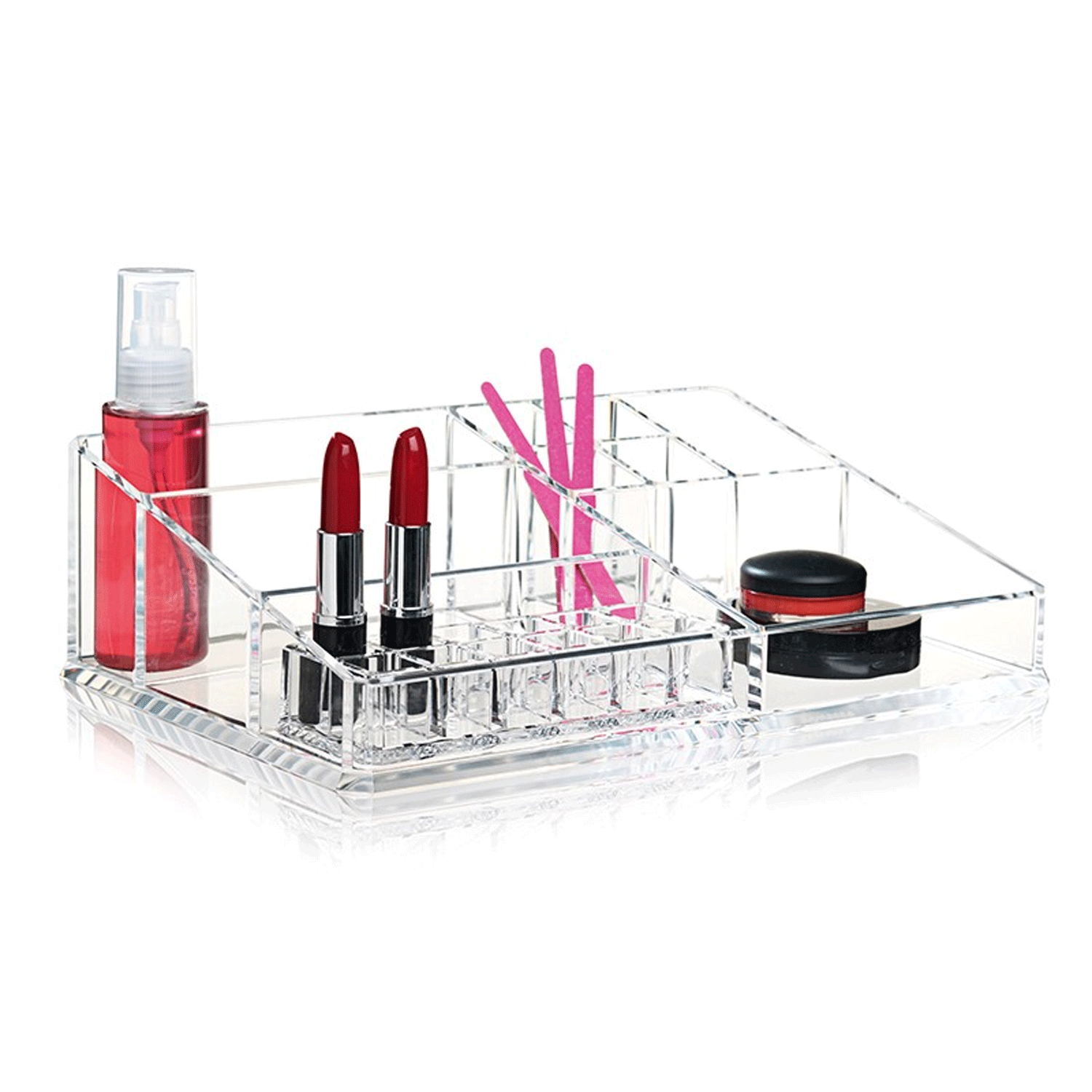 Nomess - Clear Make up organizer XL Fri Fragt