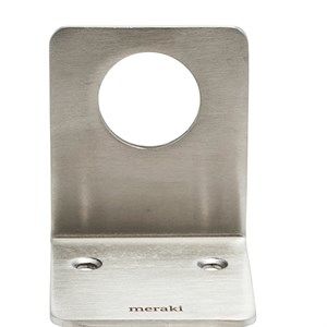 Image of Meraki - vægophæng - supply i børstet sølv finish