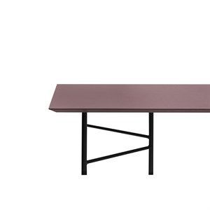 Image of Ferm Living - Bordplade "Mingle Table Top Linoleum" - Bordeaux