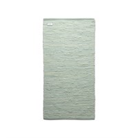 Rug Solid - Bomuldstæppe, modern mint - 75x300 cm.