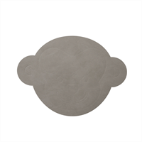 LindDNA - Dækkeserviet - Kids Table Mat "Monkey" - Nupo light grey