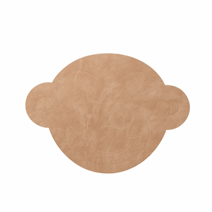 Image of LindDNA - Dækkeserviet - Kids Table Mat "Monkey" - Nupo peach