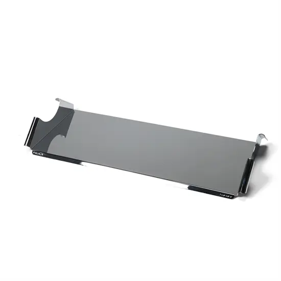 pedestal - Tv Hylde - Moon Tray Shelf - Chrome