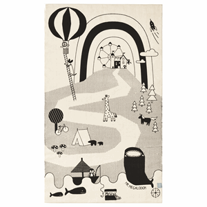 Image of OYOY - Tæppe - Mr. Megalodon Adventure Rug (150x90 cm)