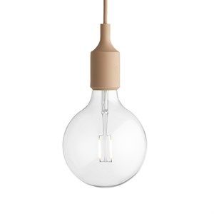 Image of Muuto - E27 Pendant lampe (med LED pære) - Nude