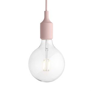 Image of Muuto - E27 Pendant lampe (med LED pære) - Rose