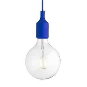 Image of Muuto - E27 Pendant lampe (med LED pære) - Blå