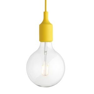 Image of Muuto - E27 Pendant lampe (med LED pære) - Gul