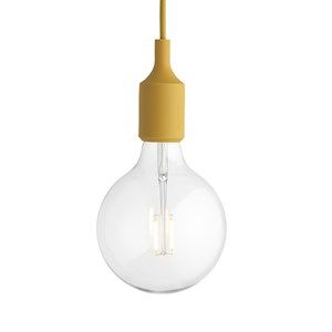 Image of Muuto - E27 Pendant lampe (med LED pære) - Mustard