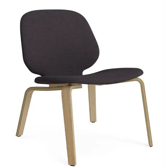 Normann Copenhagen - My Chair Lounge - Sort fuldpolstret og eg (Remix 783)