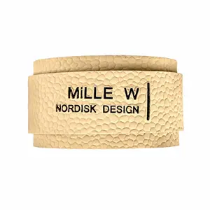 MiLLE W NORDISK DESIGN - Servietring - Beige læder