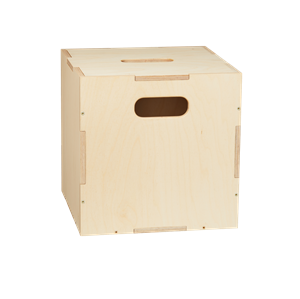 Nofred - Opbevaringskasse i træ, Kids CUBE Storage - wood