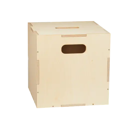 Nofred - Opbevaringskasse i træ, Kids CUBE Storage - wood