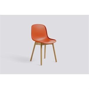 Image of Wrong For Hay stol - Neu Chair 13 - Ben i eg/Sæde i orange