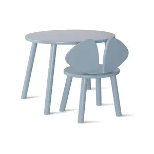 Nofred - Mouse Chair & Table - Blå
