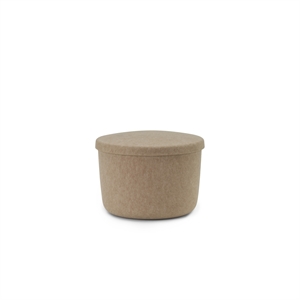 Normann Copenhagen - Hide Opbevarings Puf - Sand - Small