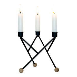 Image of Andersen Furniture - Lysestage "North Star" - Sort (Medium)