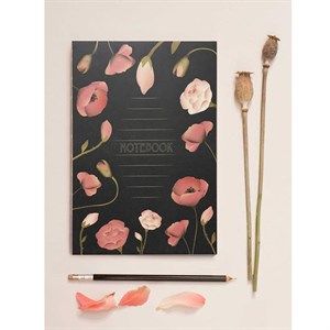 Image of Vissevasse - Black with flowers - Medium