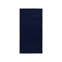 Rug Solid - Bomuldstæppe, ocean blå - 75x200 cm.