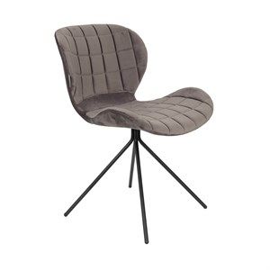Image of Zuive - Stol OMG fløjl - Grå